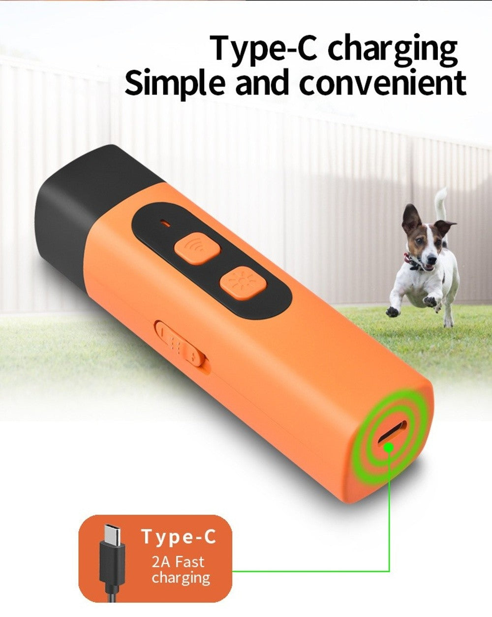 Dispositivo ultrasonico per il controllo dei cani